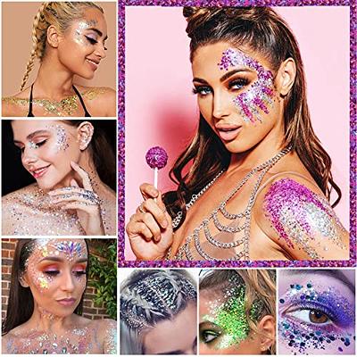 12 Colors of Holographic Chunky Glitter No Glue Attached, 12 Pots Total  120g Multi-Shaped for Body Hair Face Eyes Make-up, Nail Art and Bedazzling  in Party/Concert/Events Glitter - Yahoo Shopping