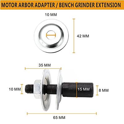 METAL POLISHING KIT BENCH GRINDER BUFFING WHEELS KIT 2 SPINDLES