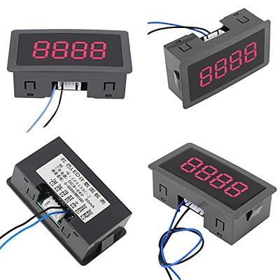 Digital LED Counter 4in Digits Display Counter People Visitor Counter Count  Up to 9999 with Infrared Sensor 110-240V (Infrared Sensor, Accumulate