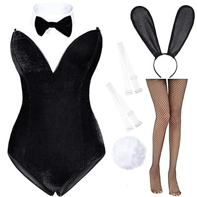  Cosplay.fm Women's Bunny Girl Cosplay Costume One Piece Bodysuit  (L, Purple) : Clothing, Shoes & Jewelry