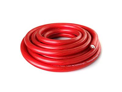 KnuKonceptz Bassik 1/0 Gauge AWG Primary Automotive Battery Power/Ground  Wire Cable - Red 20 Feet - Yahoo Shopping