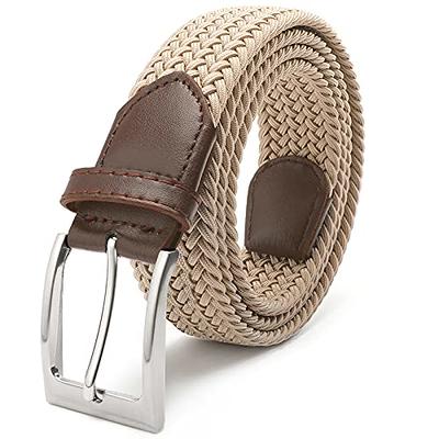 Braid Belt Full Grain Braided Leather Belts for Men's Gift 