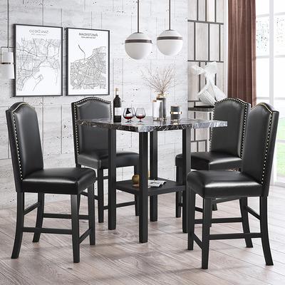 Dining Chairs Soft Fabric Dining Room Chairs with Seat Cushions Set of 2 -  Yahoo Shopping