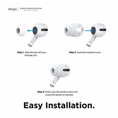 elago AirPods Pro Ear Hooks Designed for Apple AirPods Pro and Designed for AirPods  1 & 2 (White) [US Patent Registered] : : Electronics