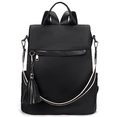 Telena Backpack Purse for Women, Nylon Anti Theft Travel Backpack Purse ...