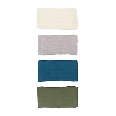 Yoofoss Muslin Burp Cloths for Baby 10 Pack 100% Cotton Baby Washcloths for  Boys Girls Large 20''X10'' Super Soft and Absorbent Gradient Green - Yahoo  Shopping