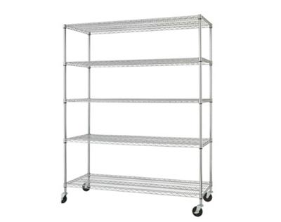 3 Tier Wire Shelving Chrome - Brightroom™