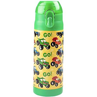 Oldley Kids Water Bottle 12 oz BPA Free Reusable with Straw/Chug 2 Lids  Leak-Proof Ideal Gift for Toddler Boys Girls