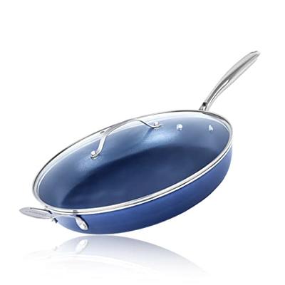 10/11/12 Inch Nonstick Frying Pan Durable Mineral Coated Non-stick Skillet