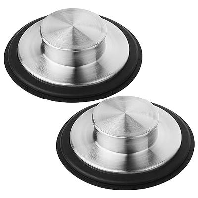 Tifanso Kitchen Sink Drain Stopper - 2PCS Garbage Disposal Stopper 3.34  Inch Sink Drain Plug, Stainless Steel Kitchen Sink Drain Cover Fits  Standard Kitchen Drain Size of 3-1/2 Inch - Yahoo Shopping