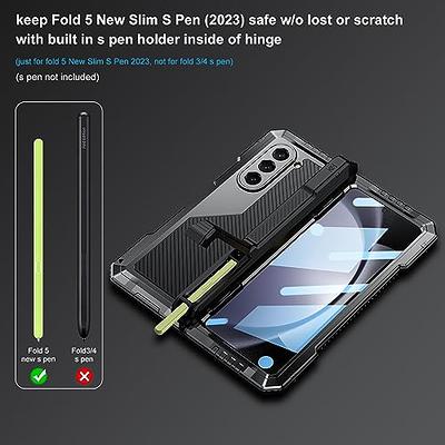 For Samsung Galaxy Z Fold 5 Fold 4/3 Stand Case S Pen Holder Bracket Hard  Cover