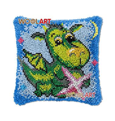 Latch hook Rug kits with printed Dragon canvas Kids Car Craft for