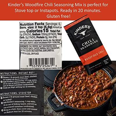 McCormick Gluten-Free Chili Seasoning Mix, 1 oz (Pack of 6)