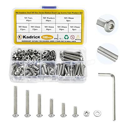 Assorted Metric Stainless Steel Allen Key Socket Button Head