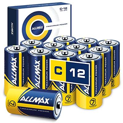 Allmax 9V Maximum Power Alkaline Batteries (4 Count) – Ultra Long-Lasting,  7-Year Shelf Life, Leakproof Design, Maximum Performance