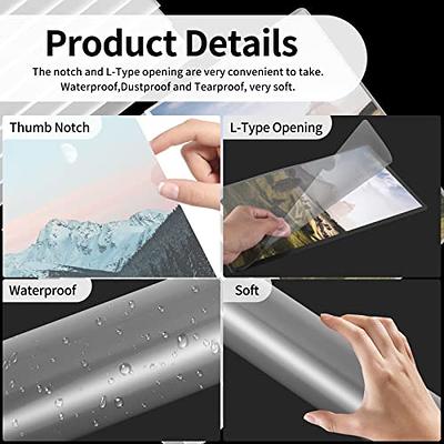  25 Pcs Transparent Plastic Folders A4, Clear Plastic Wallets  for File Paper Cover, A4 Cloroed Plastic Sleeves Wallets, Clear Side Cut  File Cover for Work, Report, Project, Presentation (8 Colours) 