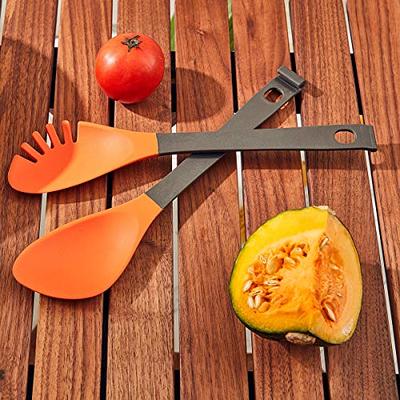 1Piece Silicone Pasta Fork, High Heat Resistant Pasta Spoon