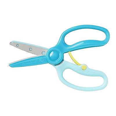 Fiskars Kids Scissors, Blunt-Tip, 5, 3 Pack, Turquoise, Red, Pink and  Light Blue