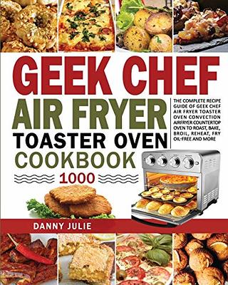 GOFLAME Convection Toaster Oven Air Fryer 7-in-1, 21.5 QT Airfryer Toaster  Oven Combo Recipe, 4 Accessories Pull-out Crumb Tray, Air Fry Basket 