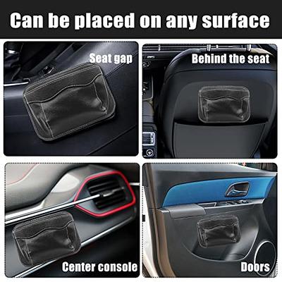 PU Leather Car Storage Bag Pocket Phone Holder for Seat Back Center Console  Door