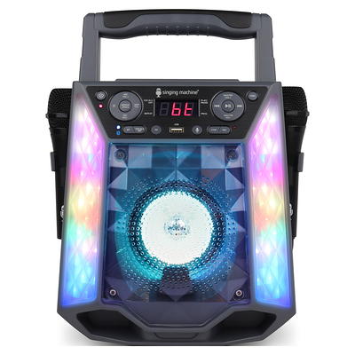 Singing Machine iSM1030BT Bluetooth Karaoke Pedestal, Karaoke Machine with  Speakers, Black