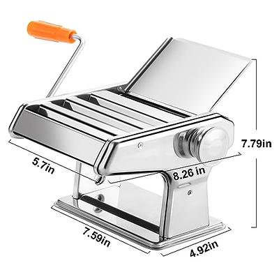 PARACITY Pasta Maker, Pasta Machine with 8 Adjustable Thickness Settings,  Pasta Maker with Steel Panel, Rollers and Cutters, Pasta Roller Perfect for  Spaghetti, Fettuccine, Lasagna, Noodle Maker - Yahoo Shopping