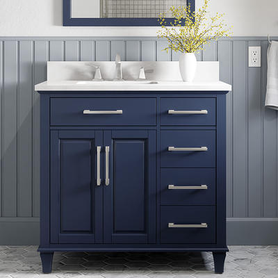 allen + roth A+R 60-IN WINDSOR BLUE VANITY at