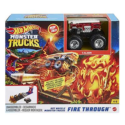 Hot Wheels Monster Trucks Roarin' Wreckers, 1:43 Scale Mega-Wrex