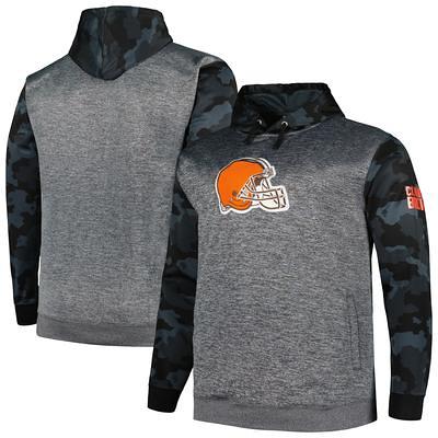 Men's Oatmeal/Heathered Charcoal Cleveland Browns Big & Tall