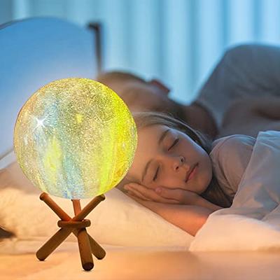 BEISHIDA Moon Lamp, 3D Galaxy Moon Lamp 3.9Inch, Gifts for 6 7 8 9