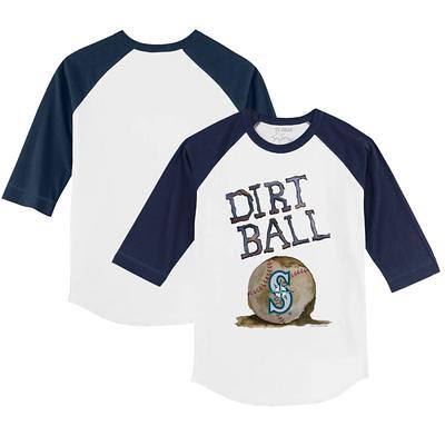 Seattle Mariners Tiny Turnip Girls Youth Tiara Heart Fringe T