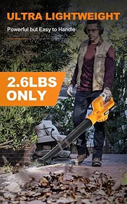 Leaf Blower Cordless with 2 Batteries and Charger, 24V 180CFM 150MPH Electric  Leaf Blower with 5 Speed Mode, Battery Powered Blowers for Lawn Care,  Blowing Leaves, Snow - Yahoo Shopping