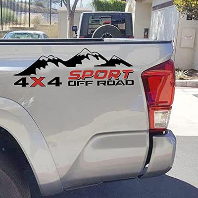 4x4 Off-Road Fashion Black Stickers Vinyl Decal Accessories For Car Truck  SUV