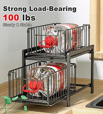 REALINN Under Sink Organizers and Storage, Pull Out Kitchen Under Sink  Storage Rack, Bathroom Cabinet Organizer Baskets - Yahoo Shopping