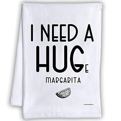 I Need a HUGe Margarita - Kitchen/Bathroom Hand Towel (Waffle Weave)