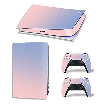 Skin Sticker for PS5 Digital Edition Console and Wireless Controllers, Full  Protective Skin Set Vinyl Decal Cover Wrap for PS5 Digital Edition (Pink  Blue) - Yahoo Shopping