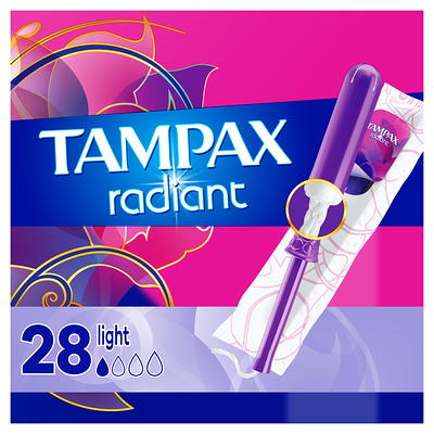 Tampax Pearl Tampons, with LeakGuard Braid, Light Absorbency