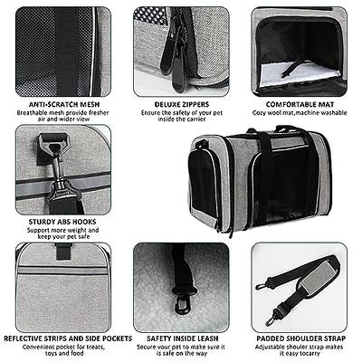 Pet Carrier for Medium Cats and Small Dogs. Safe, Comfortable and