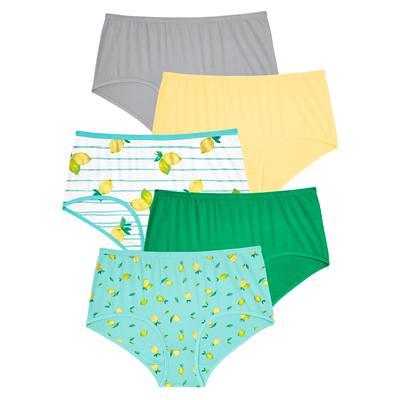 Plus Size Women's Stretch Cotton Brief 5-Pack by Comfort Choice in Lemon  Pack (Size 9) Underwear - Yahoo Shopping