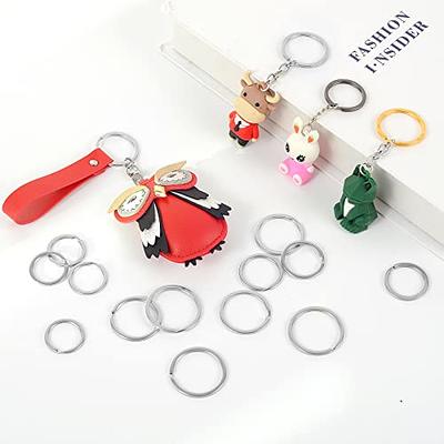  60PCS Key Rings Bulk,Flat Keychain Ring Split Key Ring