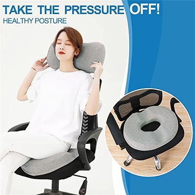 Donut Pillow Coccyx Seat Cushion for Prostate, Sciatica, Pelvic Floor,  Pressure Sores, Pregnancy, Perineal Surgery, Postpartum Recovery Pain  Pressure