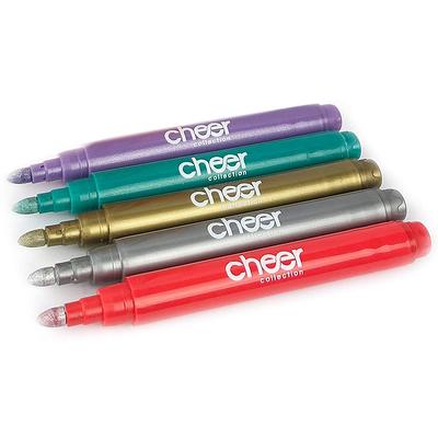 Cheer Collection Pack of 5 Metallic Colors Wine Glass Markers - Yahoo  Shopping