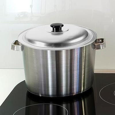 Yardwe Milk Pot Stainless Steel Saucepan with Lid Butter Warmer
