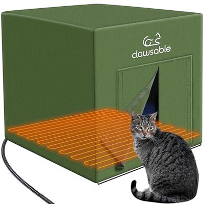  Heated Cat Houses for Outdoor Cats, Elevated, Waterproof and  Insulated - A Safe Pet House and Kitty Shelter for Your Cat or Small Dog to  Stay Warm & Dry 