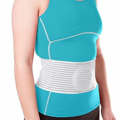 BraceAbility Inguinal Hernia Belt - Supportive Groin Pain Truss With  Removable Left and Right Compression Pads For