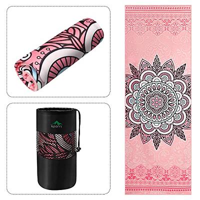 PPING Yoga Towel Non Slip Hot Yoga Towel Non Slip Non Slip Yoga Towel Towel  For Yoga Mat Yoga Towels Mat Towel Non Slip Exercise Mat Towel pink