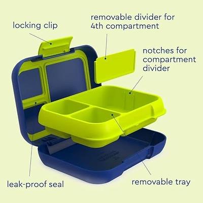 Bentgo Kids' Snack Leak-Proof Storage Container Green/Navy