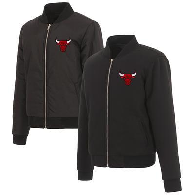 Arizona Cardinals - JH Design Reversible Fleece Jacket with Faux Leather Sleeves - Black/White X-Large