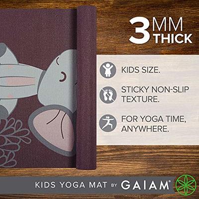 Gaiam Kids Yoga Mat Exercise Mat, Yoga for Kids with Fun Prints - Playtime  for Babies, Active & Calm Toddlers and Young Children, Ears, 3mm - Yahoo  Shopping