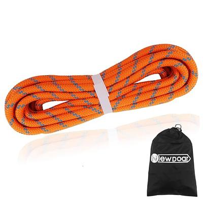 NewDoar CE UIAA Static Climbing Rope 8mm Accessory Cord Rope, 21KN